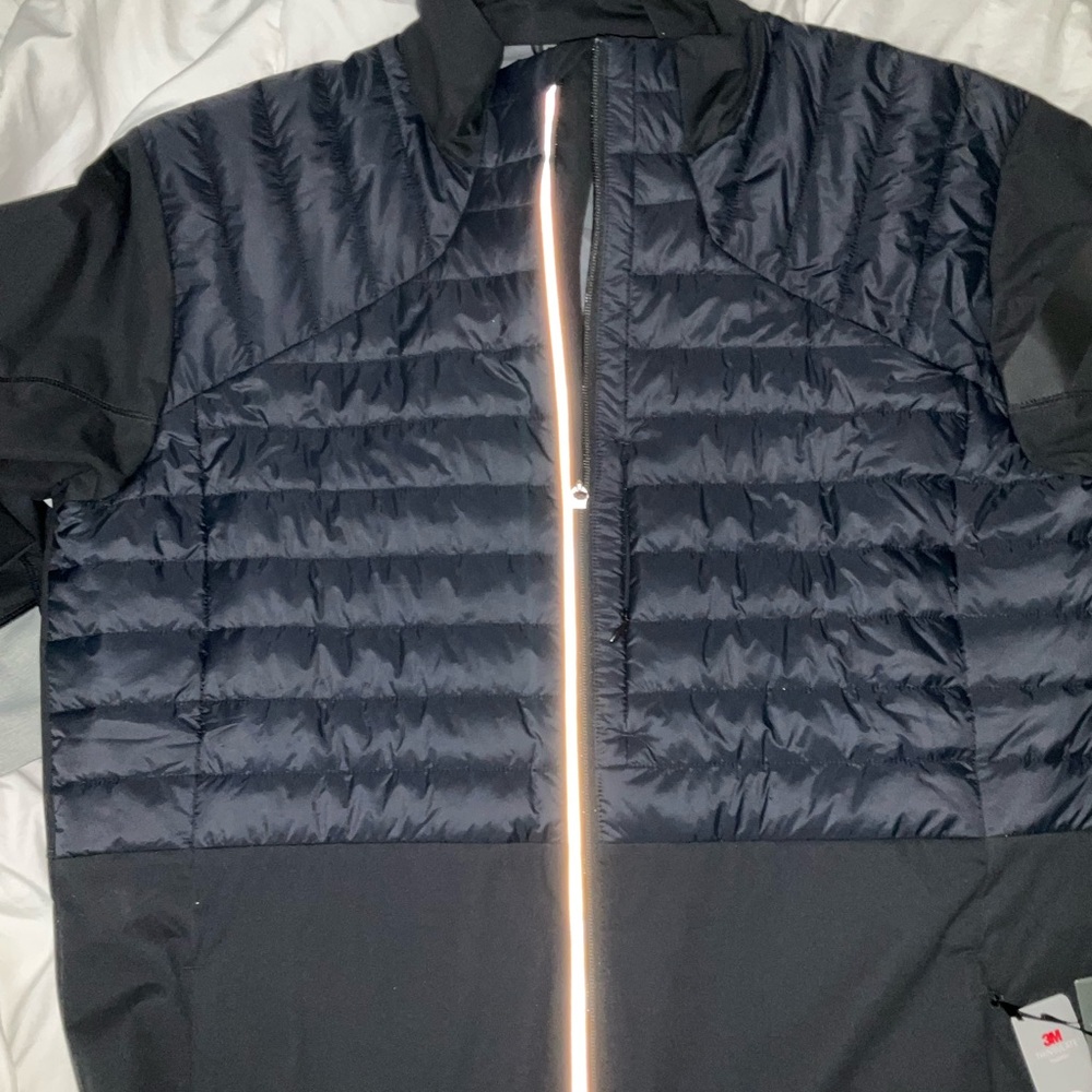 Rossignol Men's Black Puffer Jacket puffed front, size XXXL, underarm 24”